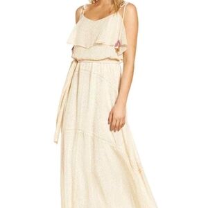 Rebecca Minkoff Yellow Floral Sleeveless Sundress Maxi